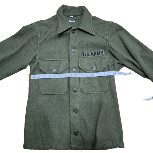 1950s Army Shirt Size Small - Picture 8 of 8